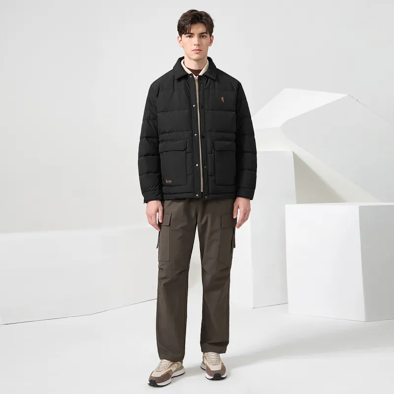 Dance With Wolves Down Jacket Men's Black-3