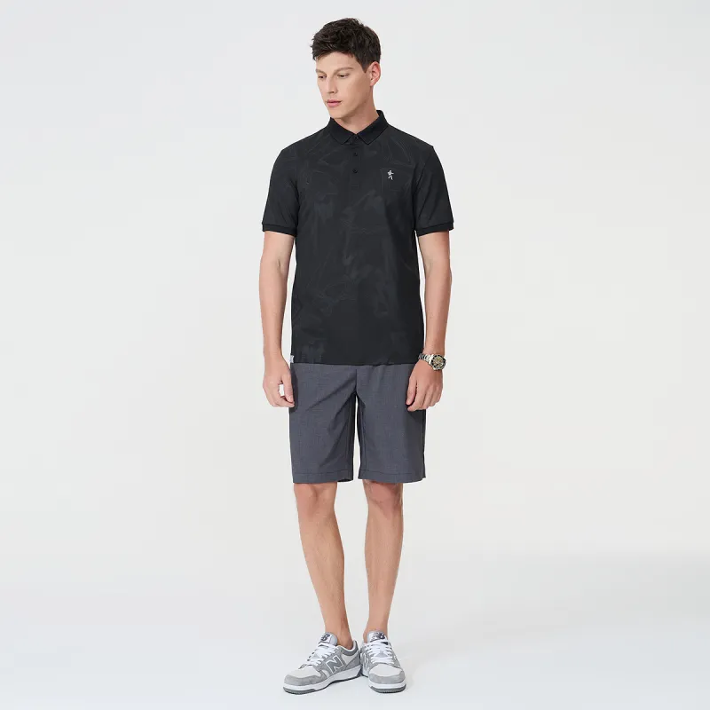 Dance With Wolves Polo Shirt Men's Dark Gray-5