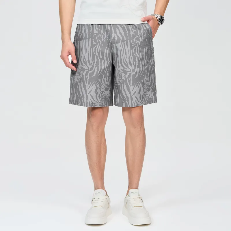 Dance With Wolves Casual Shorts Men's-9