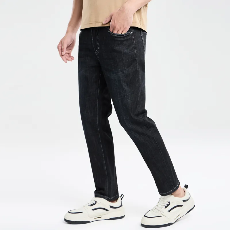 Dance With Wolves Jeans Men's Black Gray-3