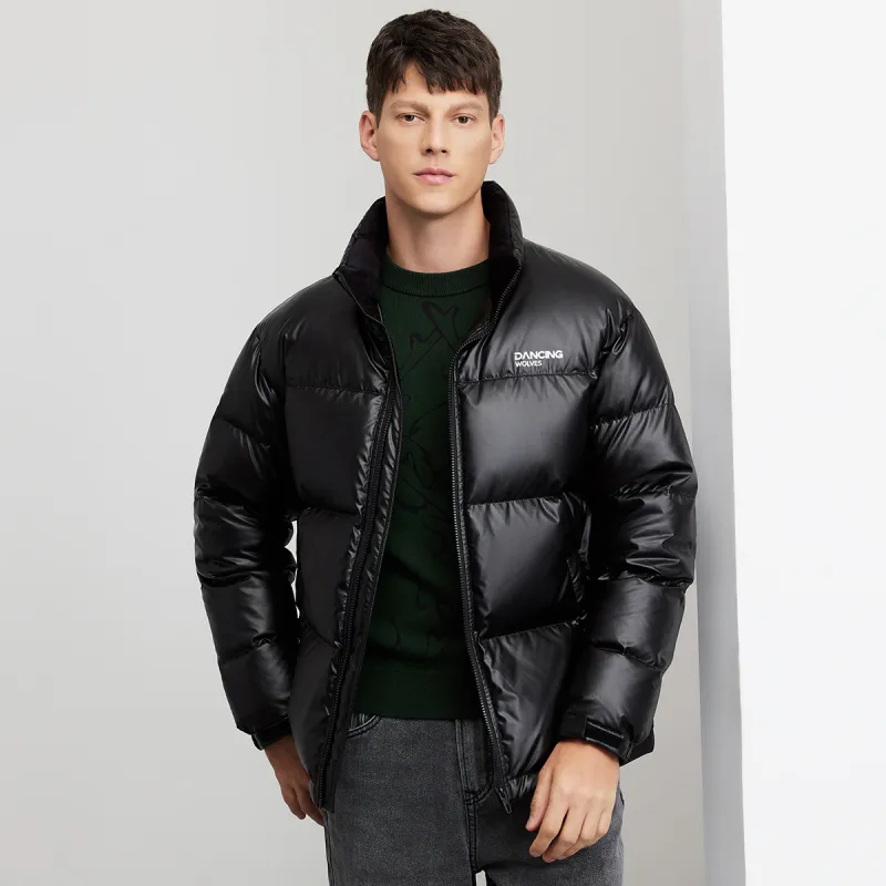 Dance With Wolves Down Jacket Men's Black-4