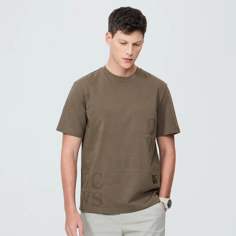 Dance With Wolves T Shirt Men's Brown-3