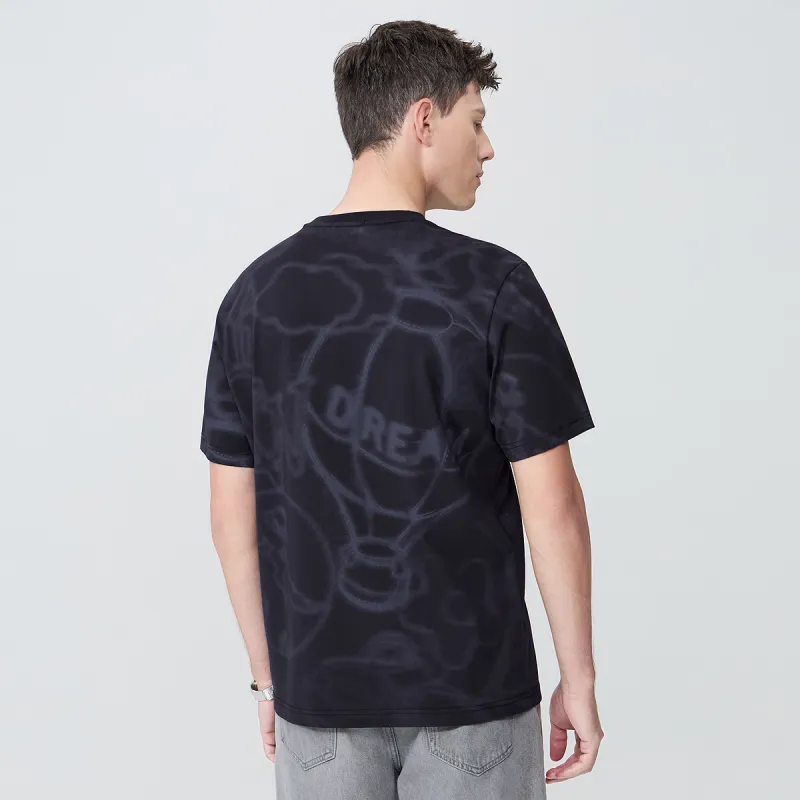 Dance With Wolves T Shirt Men's Dark Purple-4