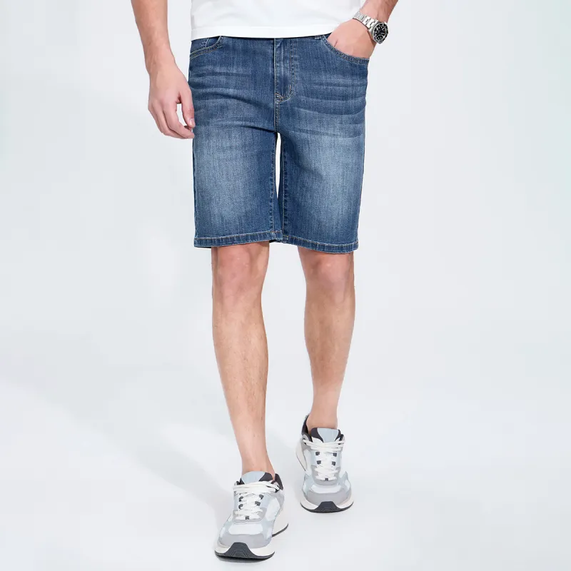 Dance With Wolves Denim Shorts Men's Medium Blue-3