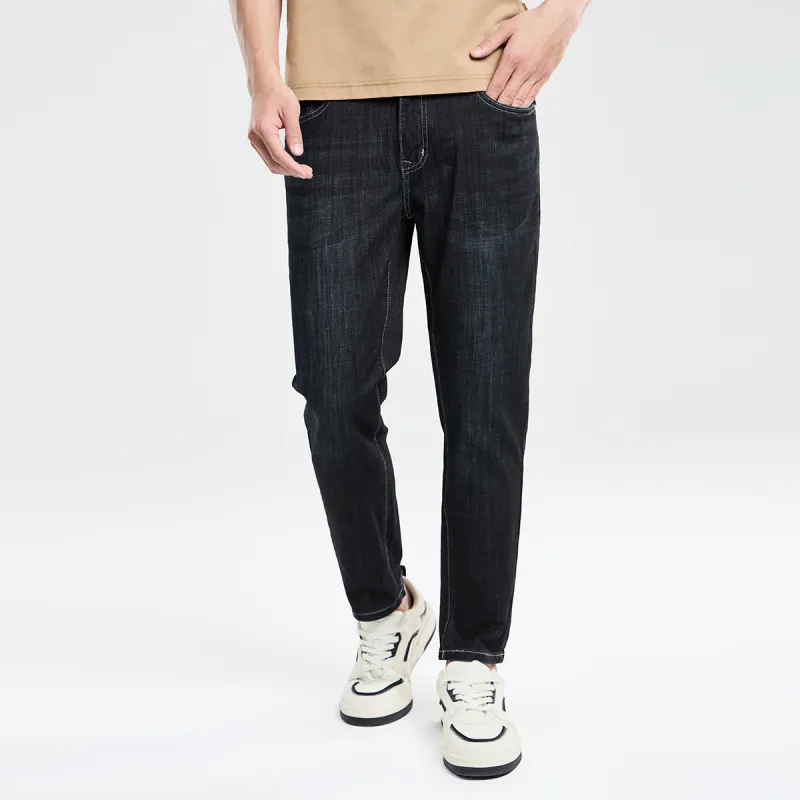 Dance With Wolves Jeans Men's Black Gray-2