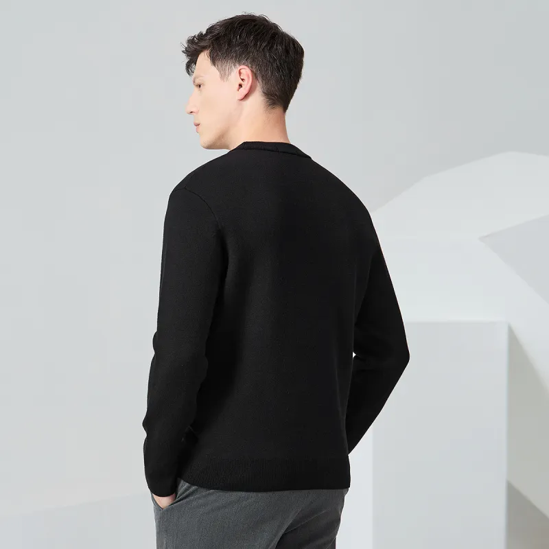 Dance With Wolves Sweater Men's Black-4