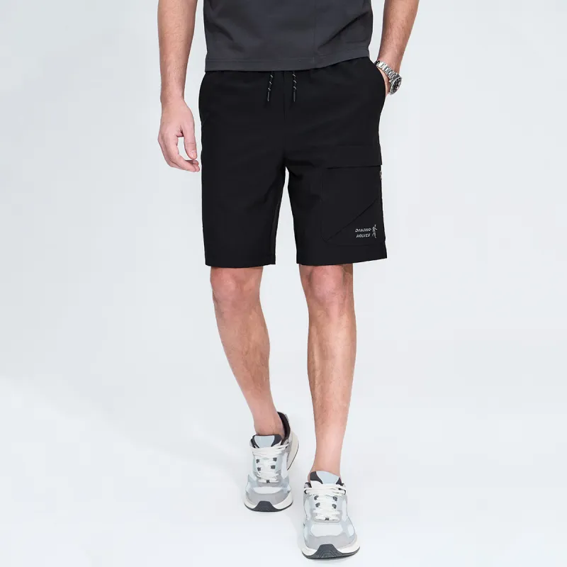 Dance With Wolves Casual Shorts Men's Black-2