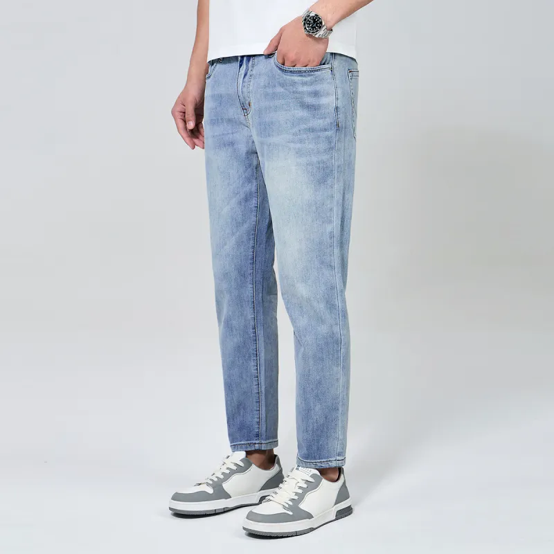 Dance With Wolves Jeans Men's Light Blue-1