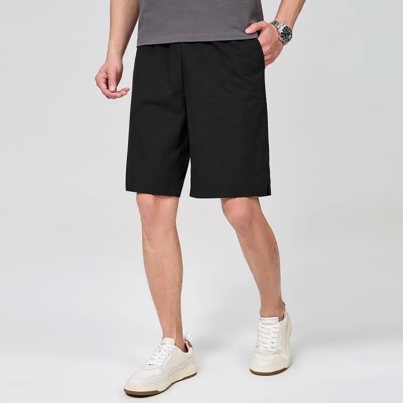 Dance With Wolves Casual Shorts Men's Black-3