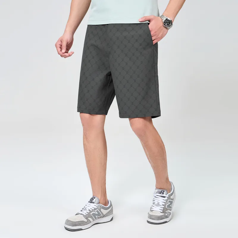 Dance With Wolves Casual Shorts Men's Dark Gray-2