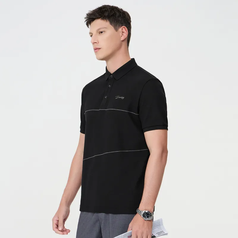 Dance With Wolves Polo Shirt Men's Black-4