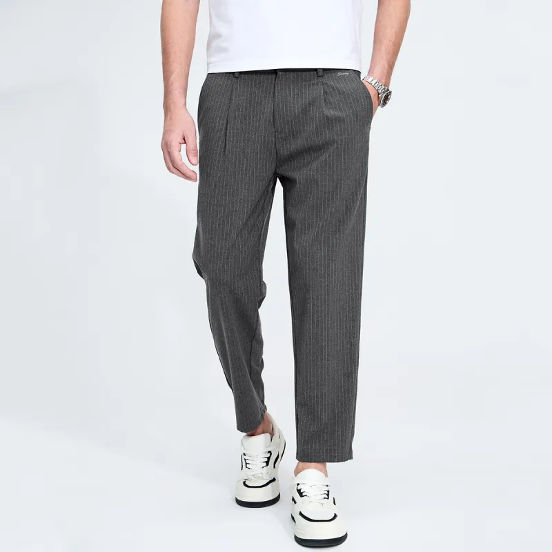 Dance With Wolves Casual Pants Men's Medium Gray-3