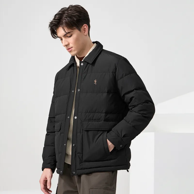 Dance With Wolves Down Jacket Men's Black-4