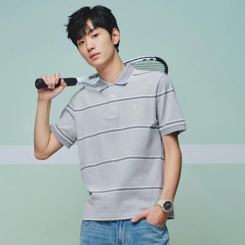 Dance With Wolves Polo Shirt Men's Light Blue-2