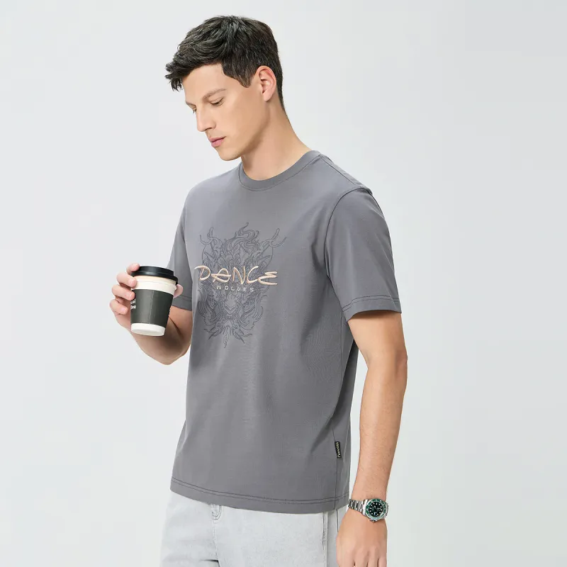 Dance With Wolves T Shirt Men's Brown-4