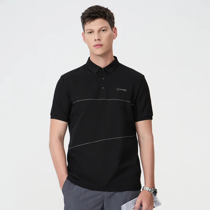 Dance With Wolves Polo Shirt Men's Black-3