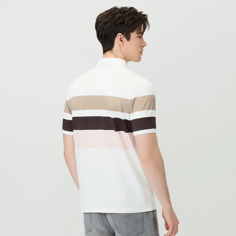 Dance With Wolves Polo Shirt Men's Raw White-4
