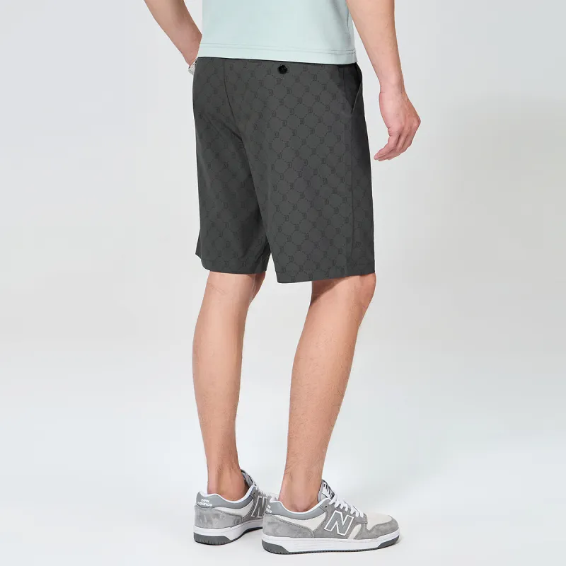 Dance With Wolves Casual Shorts Men's Dark Gray-3
