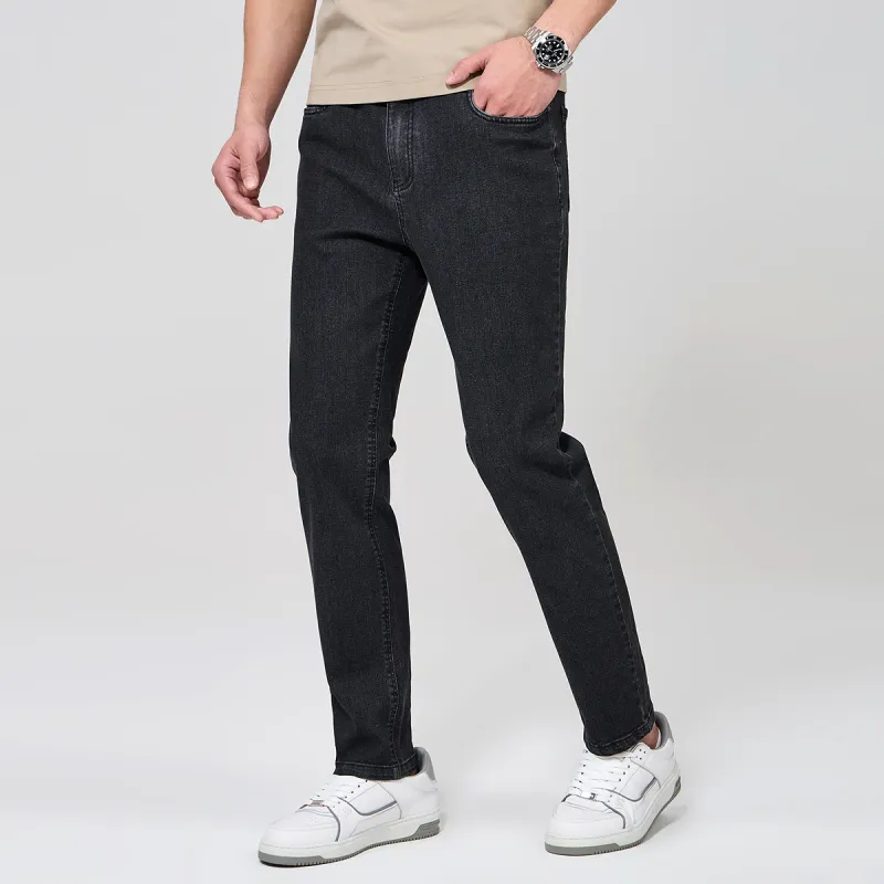 Dance With Wolves Jeans Men's Black Gray-5