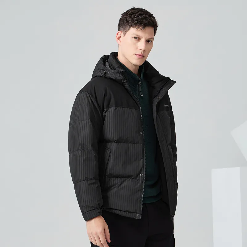 Dance With Wolves Down Jacket Men's Black-4