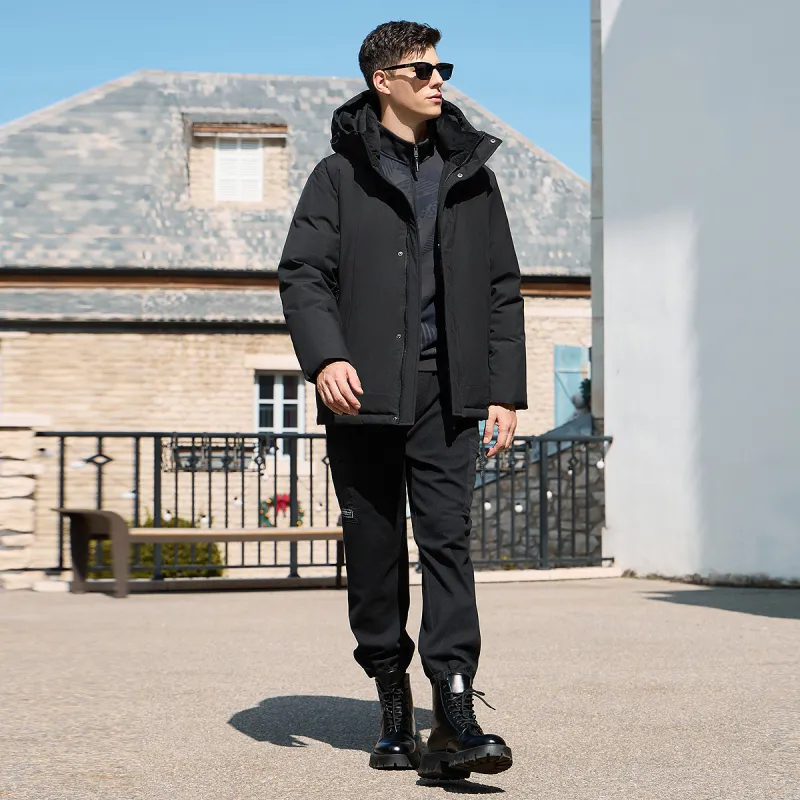 Dance With Wolves Down Jacket Men's Black-6