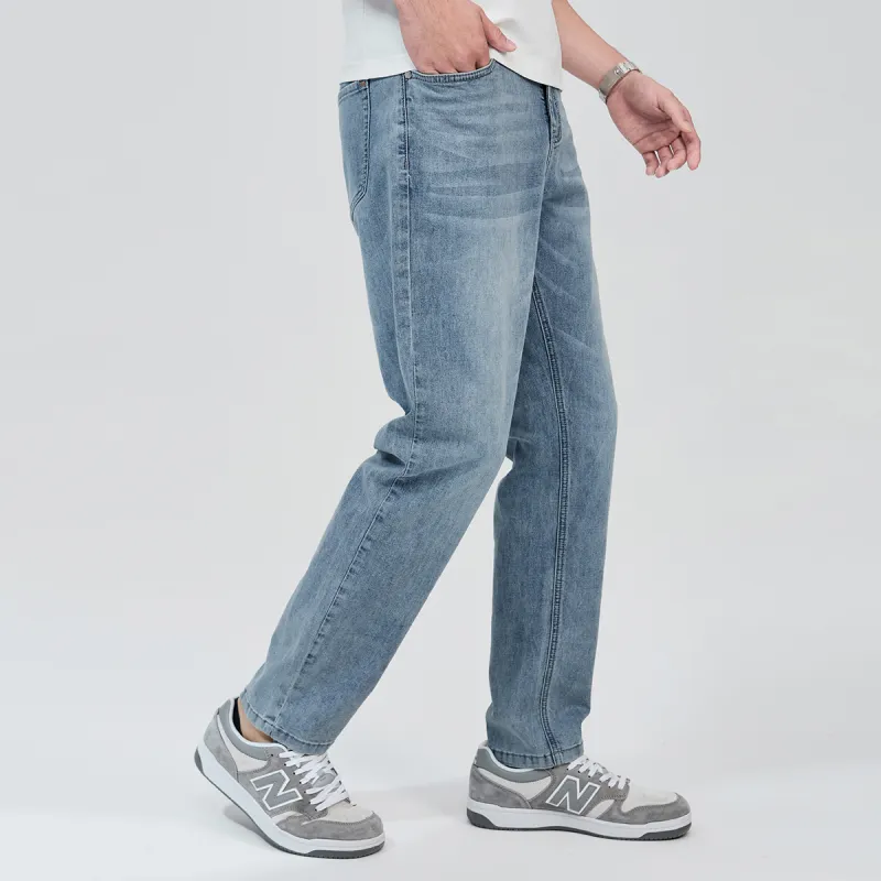 Dance With Wolves Jeans Men's Vintage Blue-5