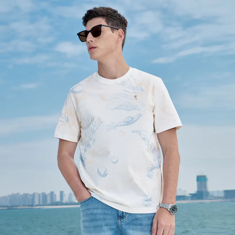 Dance With Wolves T Shirt Men's Raw White-4