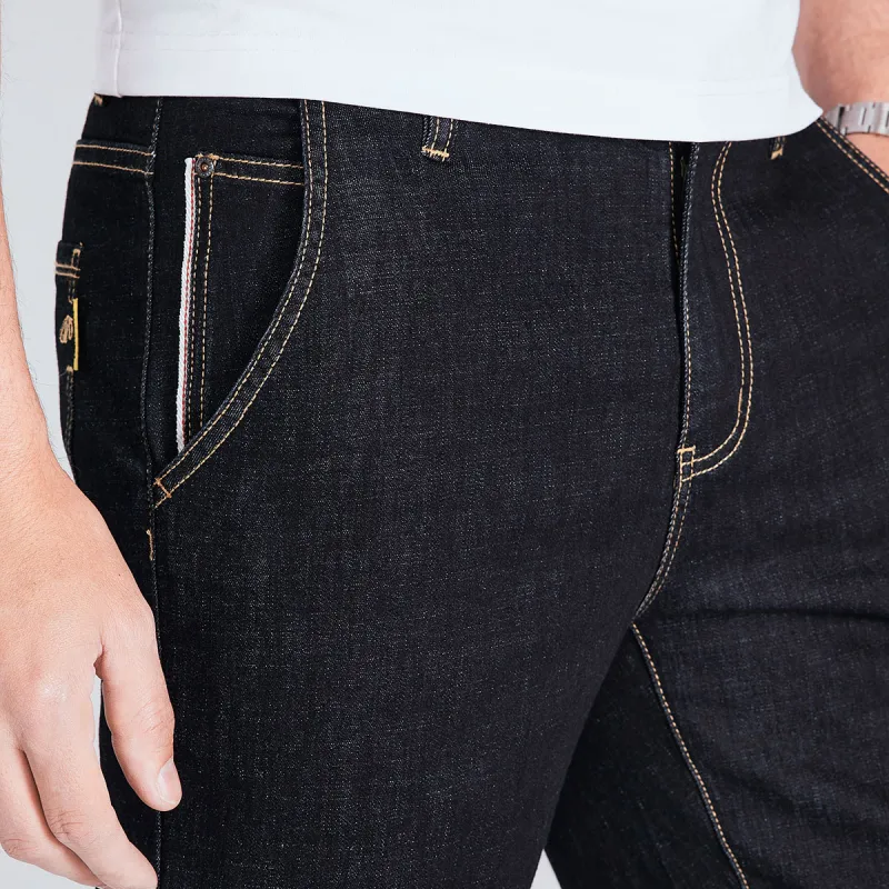 Dance With Wolves Denim Shorts Men's Navy Blue-6