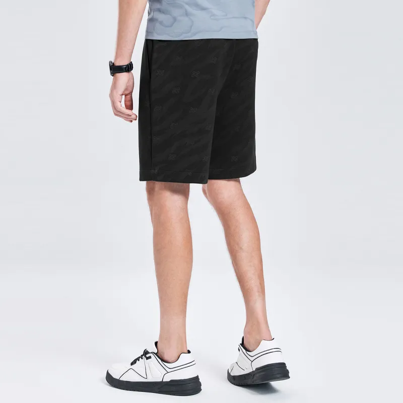Dance With Wolves Casual Shorts Men's Black-5