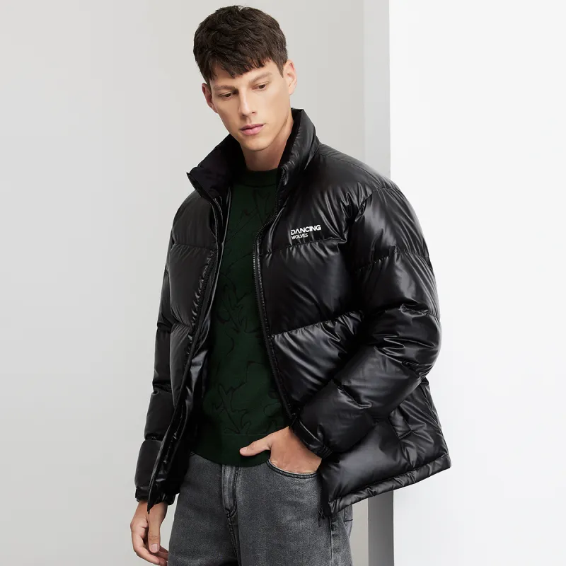 Dance With Wolves Down Jacket Men's Black-6
