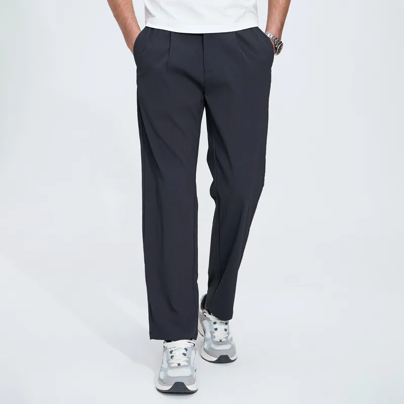 Dance With Wolves Casual Pants Men's Gray Blue-3