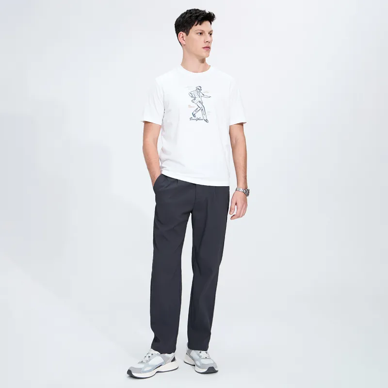 Dance With Wolves Casual Pants Men's Gray Blue-2