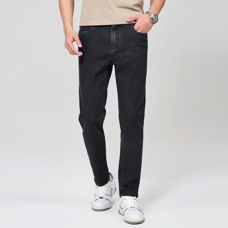 Dance With Wolves Jeans Men's Black Gray-3