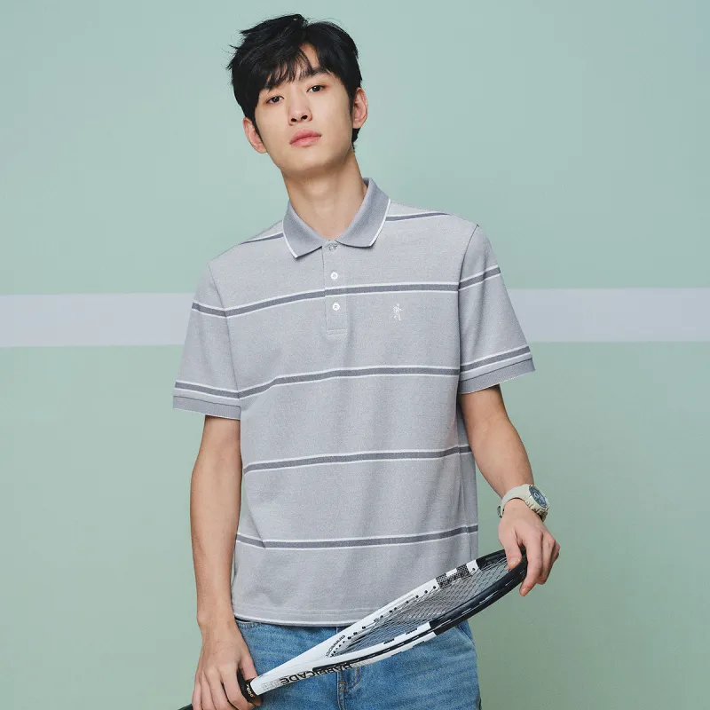 Dance With Wolves Polo Shirt Men's Light Blue-3