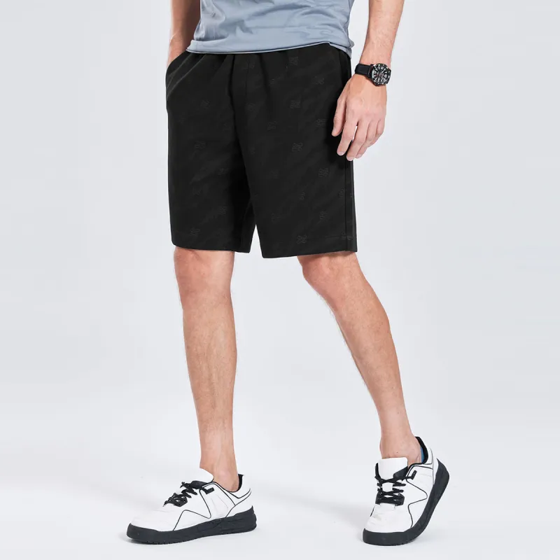 Dance With Wolves Casual Shorts Men's Black-4