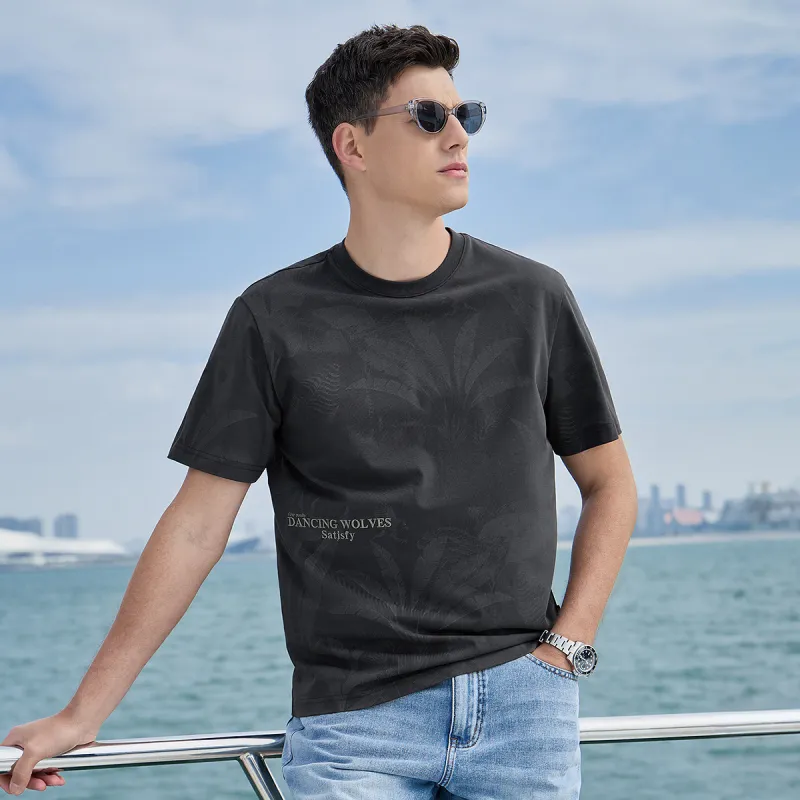 Dance With Wolves T Shirt Men's Dark Gray-3