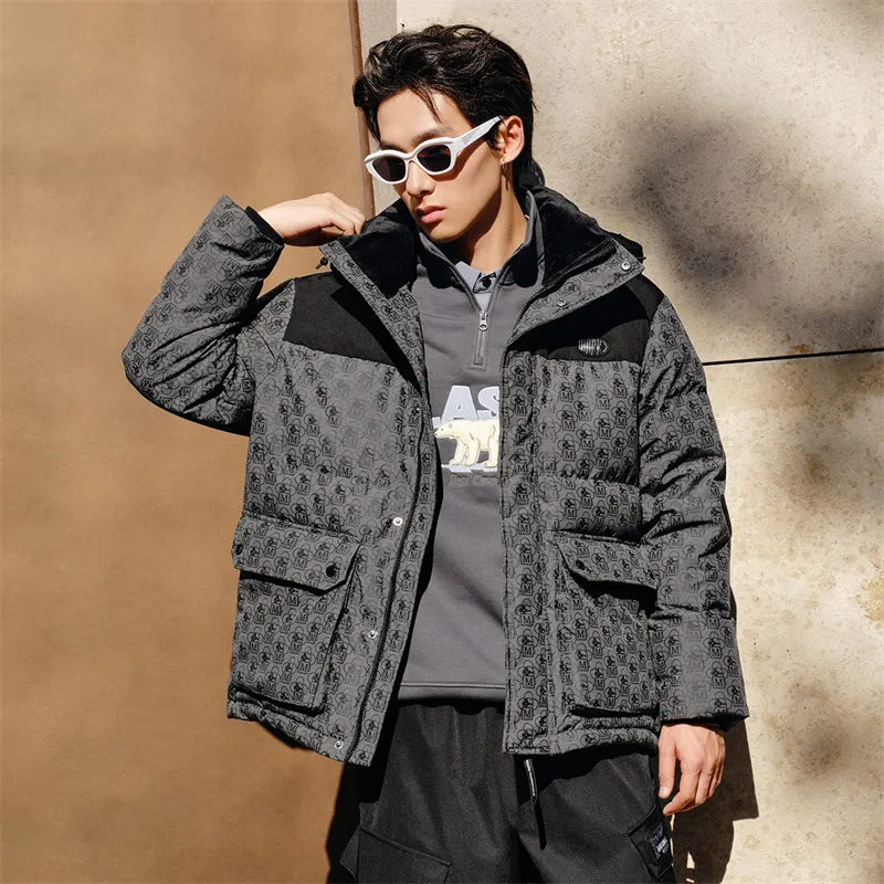FAIRWHALE Down Jacket Unisex Dark Gray-6
