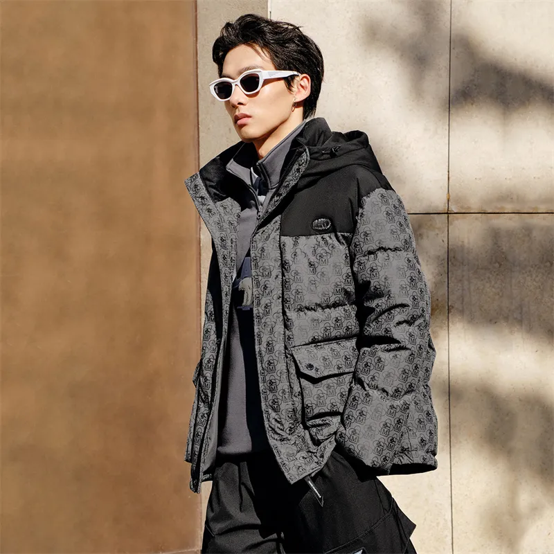 FAIRWHALE Down Jacket Unisex Dark Gray-3