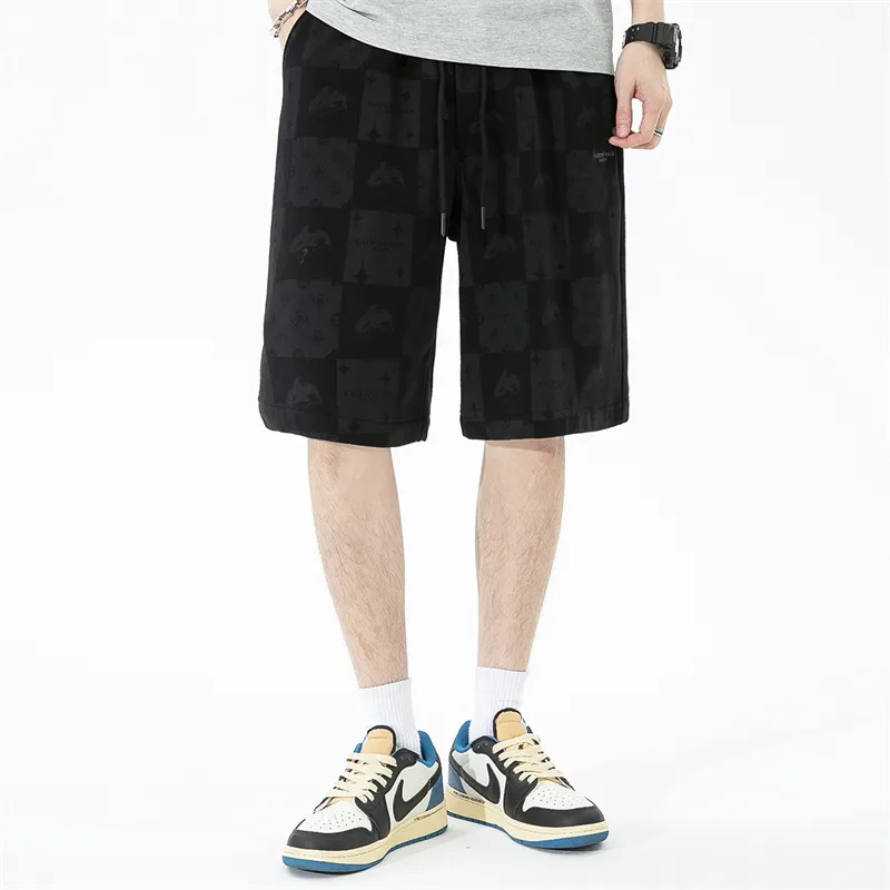 FAIRWHALE Casual Shorts Unisex Black-3
