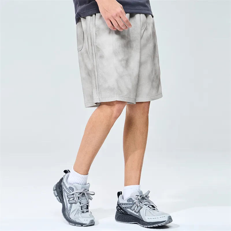 FAIRWHALE Casual Shorts Unisex 003 Medium Gray-5