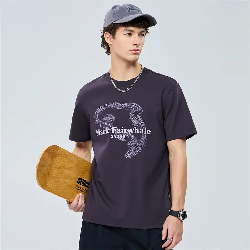 FAIRWHALE T Shirt Unisex Dark Purple-4