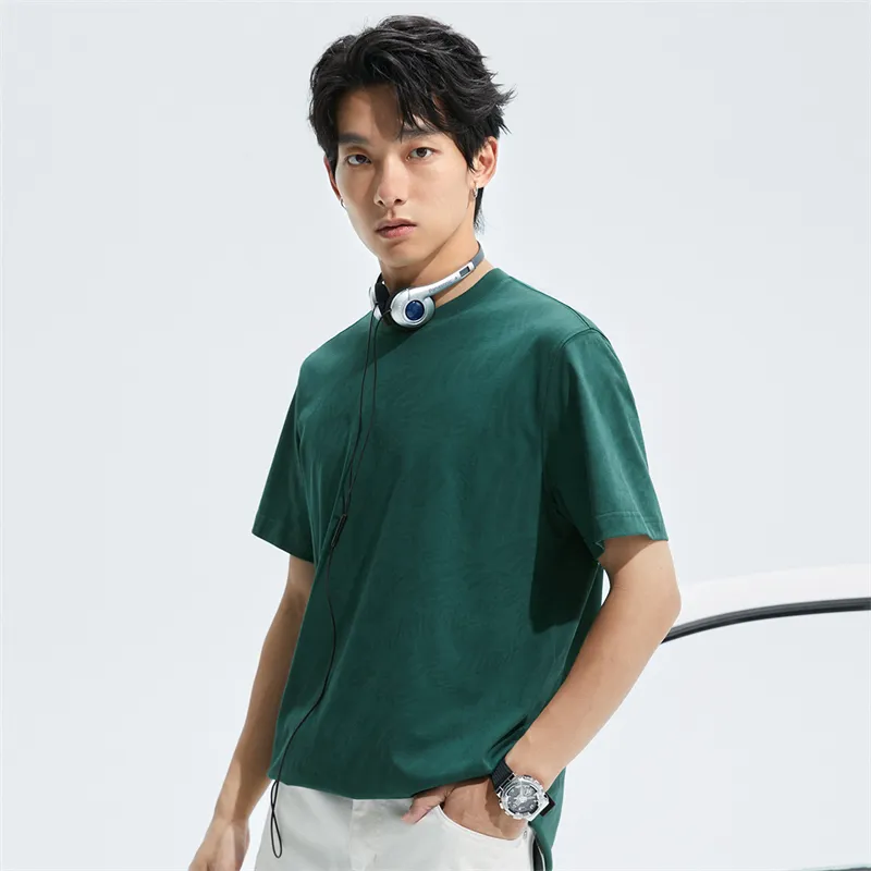 FAIRWHALE T Shirt Unisex Dark Green-3