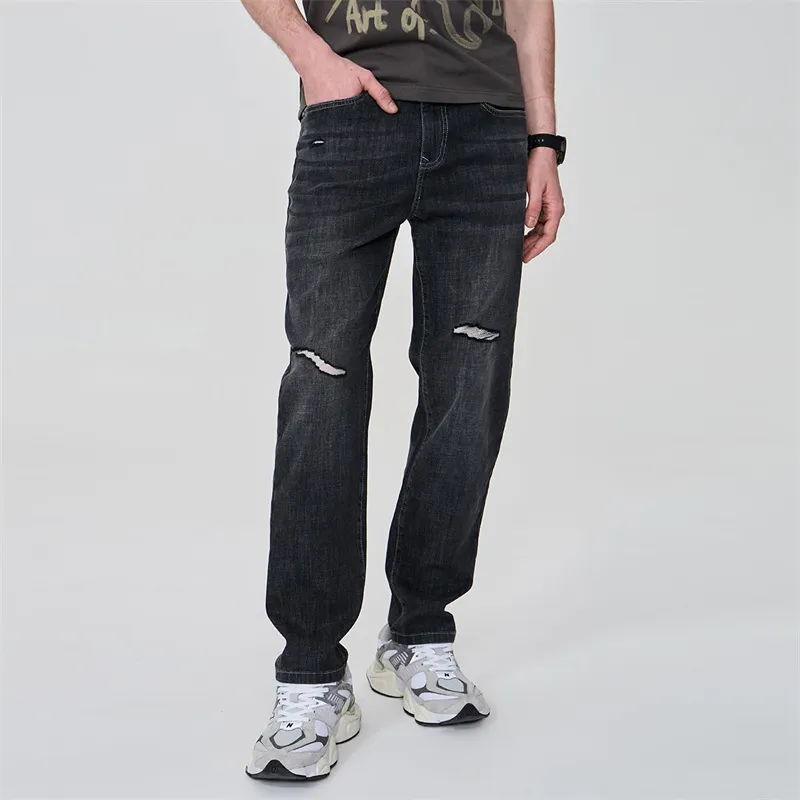 FAIRWHALE Jeans Men 015 Dark Gray-4