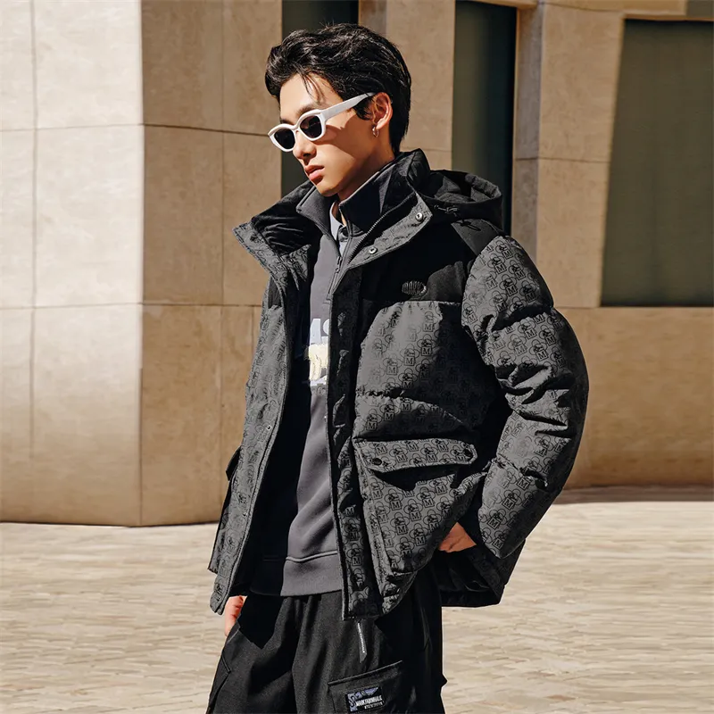 FAIRWHALE Down Jacket Unisex Dark Gray-5