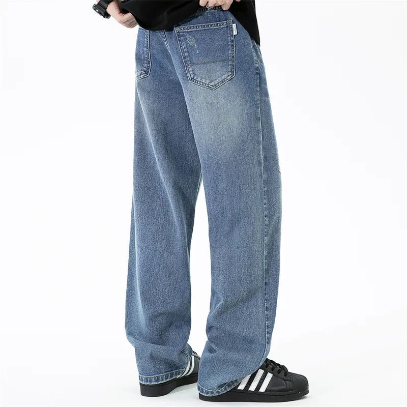 FAIRWHALE Jeans Unisex Medium Blue-5