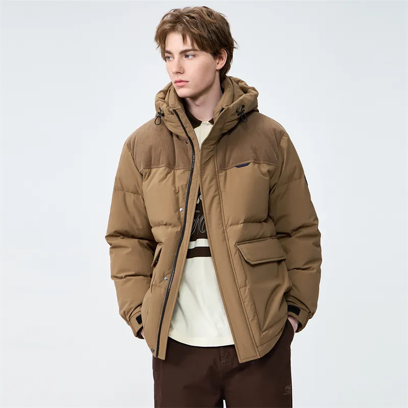 FAIRWHALE Down Jackets Unisex 701 Khaki-5