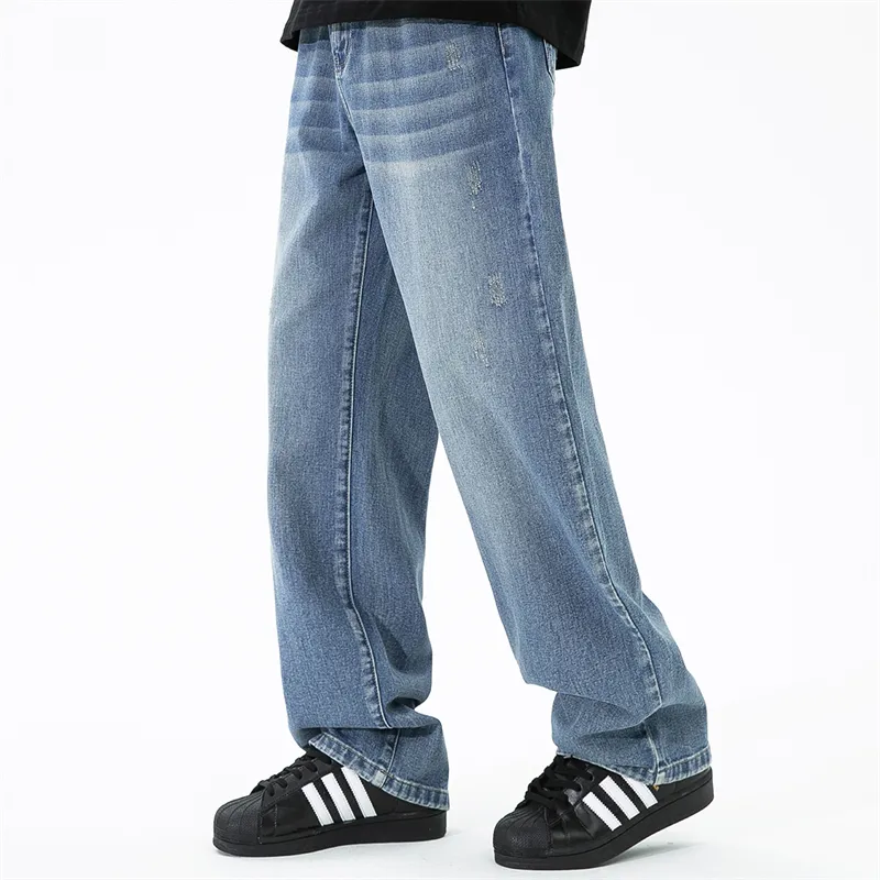FAIRWHALE Jeans Unisex Medium Blue-2