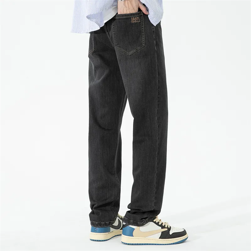 FAIRWHALE Jeans Unisex Black Gray-5