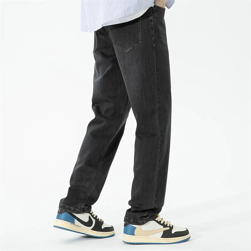 FAIRWHALE Jeans Unisex Black Gray-4