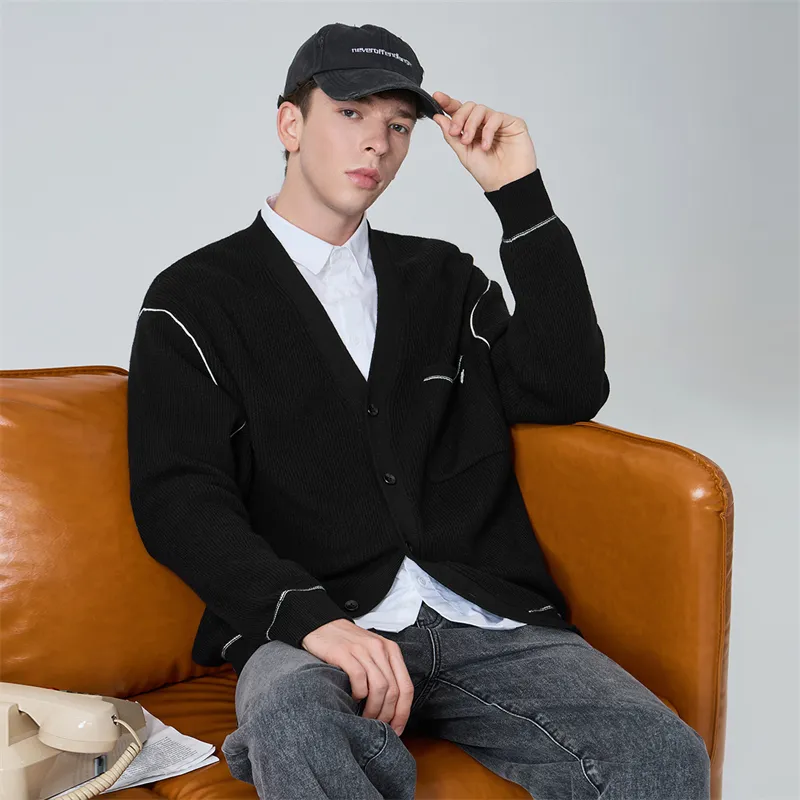 FAIRWHALE Sweaters Unisex 001 Black-3